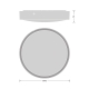 ßLEDVANCE svít.stop.LED RD 300 P 17W CPS WT 